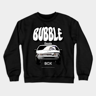 Caprice Bubble Beats Box White Crewneck Sweatshirt